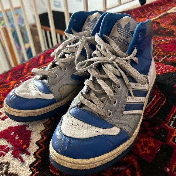 Vintage 2002 Adidas Instinct Hi High 779001 Mens Basketball Shoe Size 11 - Picture 1 of 16